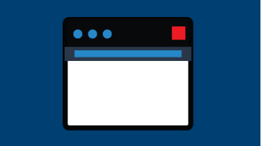 Illustration of a browser window.