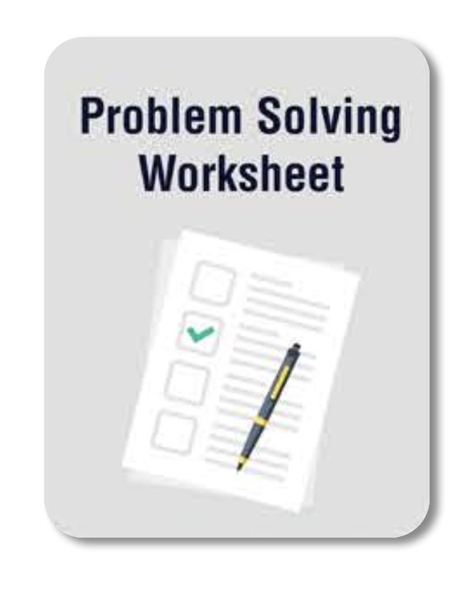 Problem solving worksheet