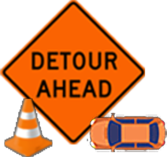 Detour sign