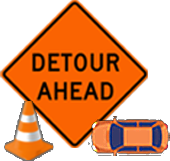 Detour sign