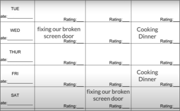 Screenshot of the David's Activity Scheduling video