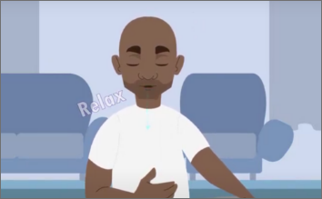 Screenshot of the Deep Breathing video