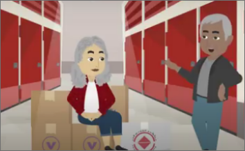 Screenshot of the Checking in with David video