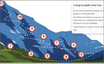 Screenshot of the Course Guide Map video