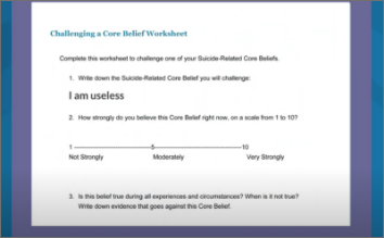 Screenshot of the Changing Your Core Beliefs Over Time video
