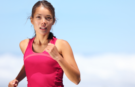 Woman running